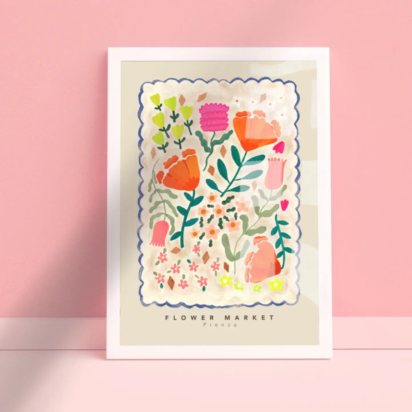 Ilustración Mercado de las Flores