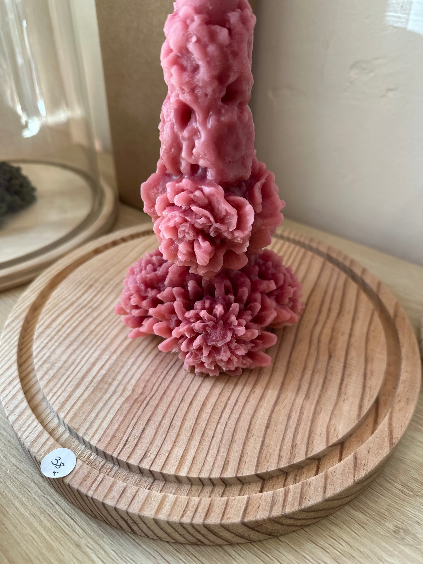 Vela Crisantemo - Rosa