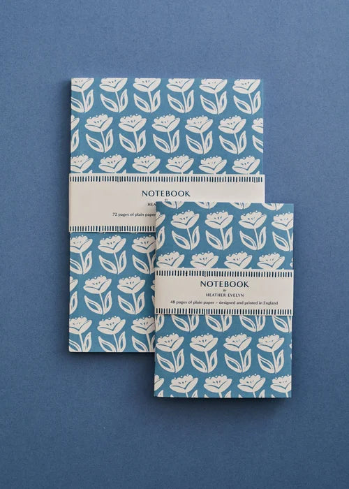 Cuaderno tulipán azul