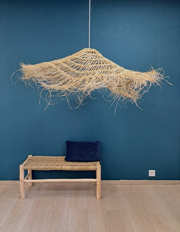 Lámpara colgante de mimbre / Gamme Caraïbe