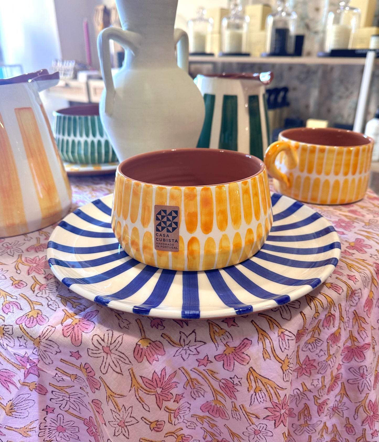 Bowl Rayas - Amarillo