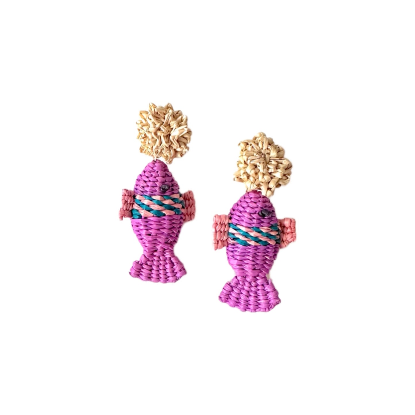 Pendientes Pez Malva