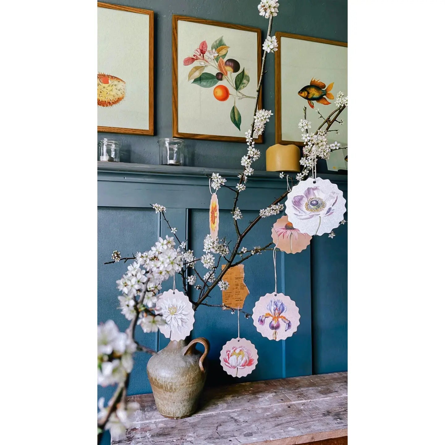 Juego de Posavasos 'Flores'