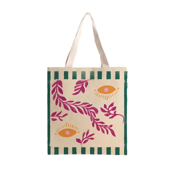 Bolsa tote 100% algodón / Rosa