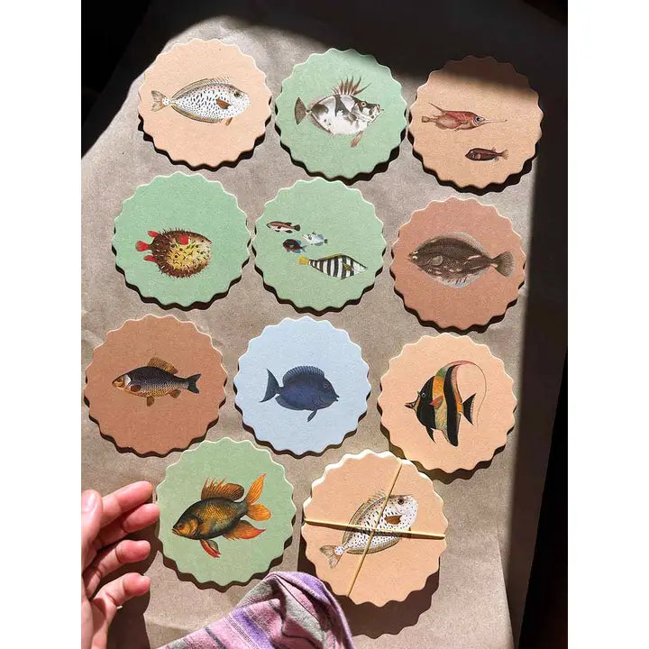 Juego de Posavasos 'Pez'