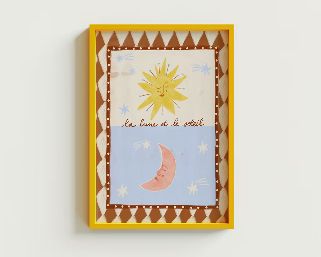 Carole Hillman - 'La lune et le soleil'
