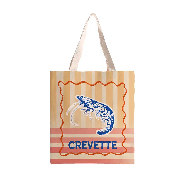 Bolsa de mano 100% algodón / Camarón