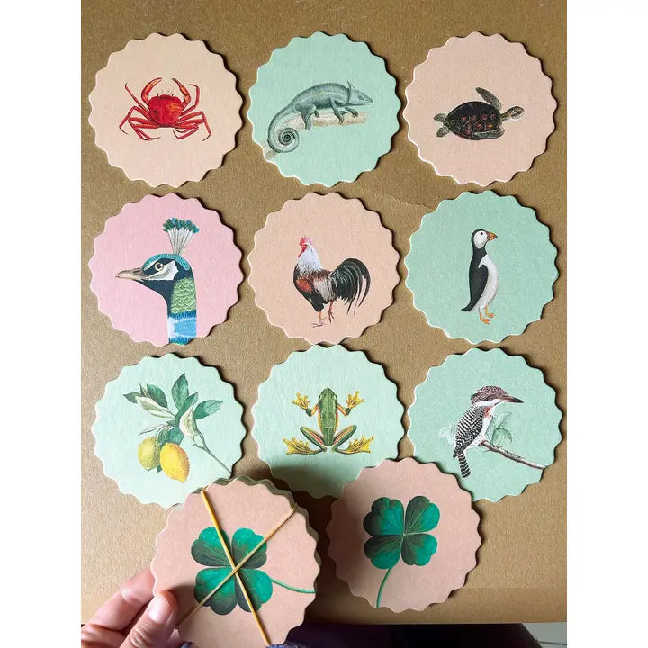 Juego de posavasos 'Buenas vibras'