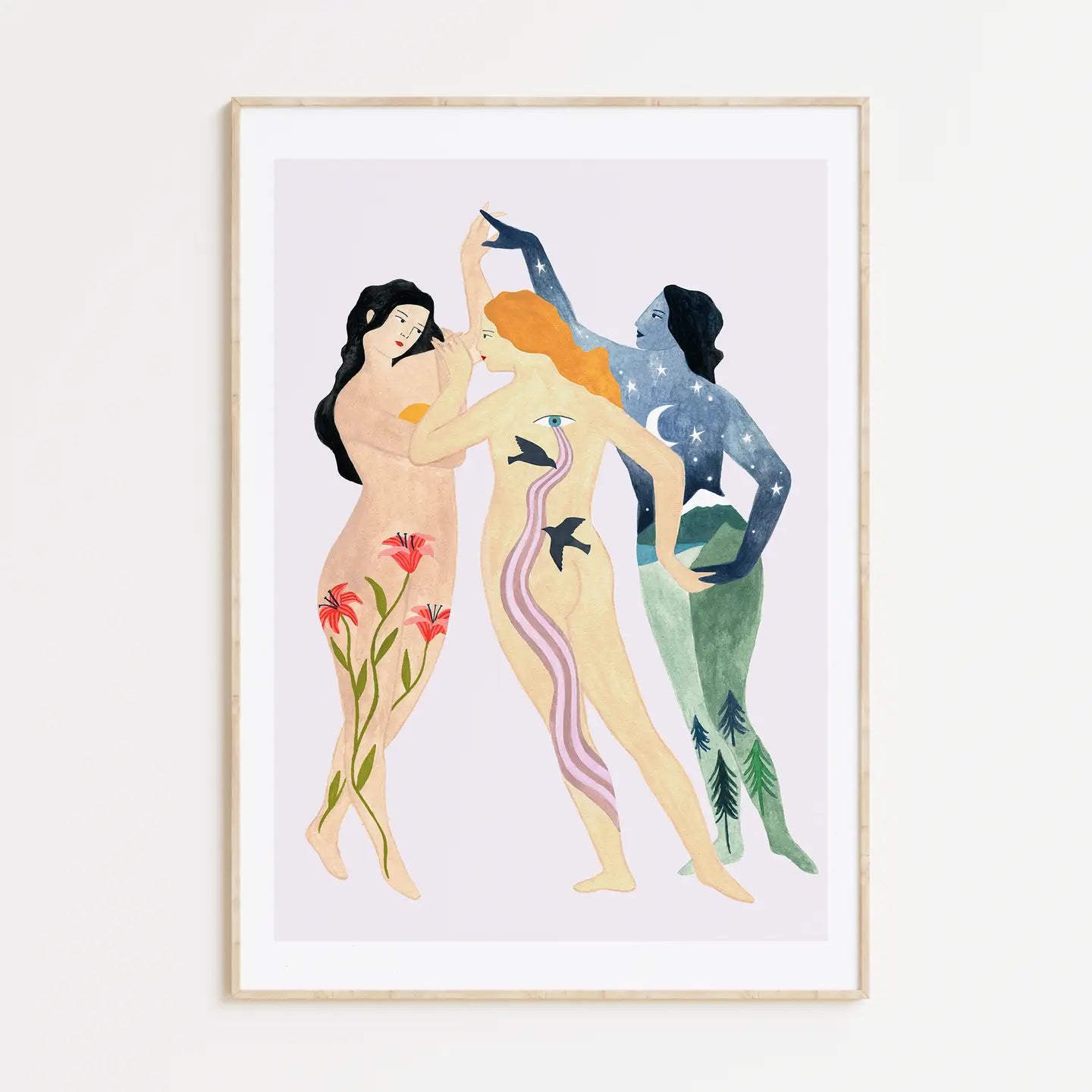 Ilustración 'Las Tres Gracias'