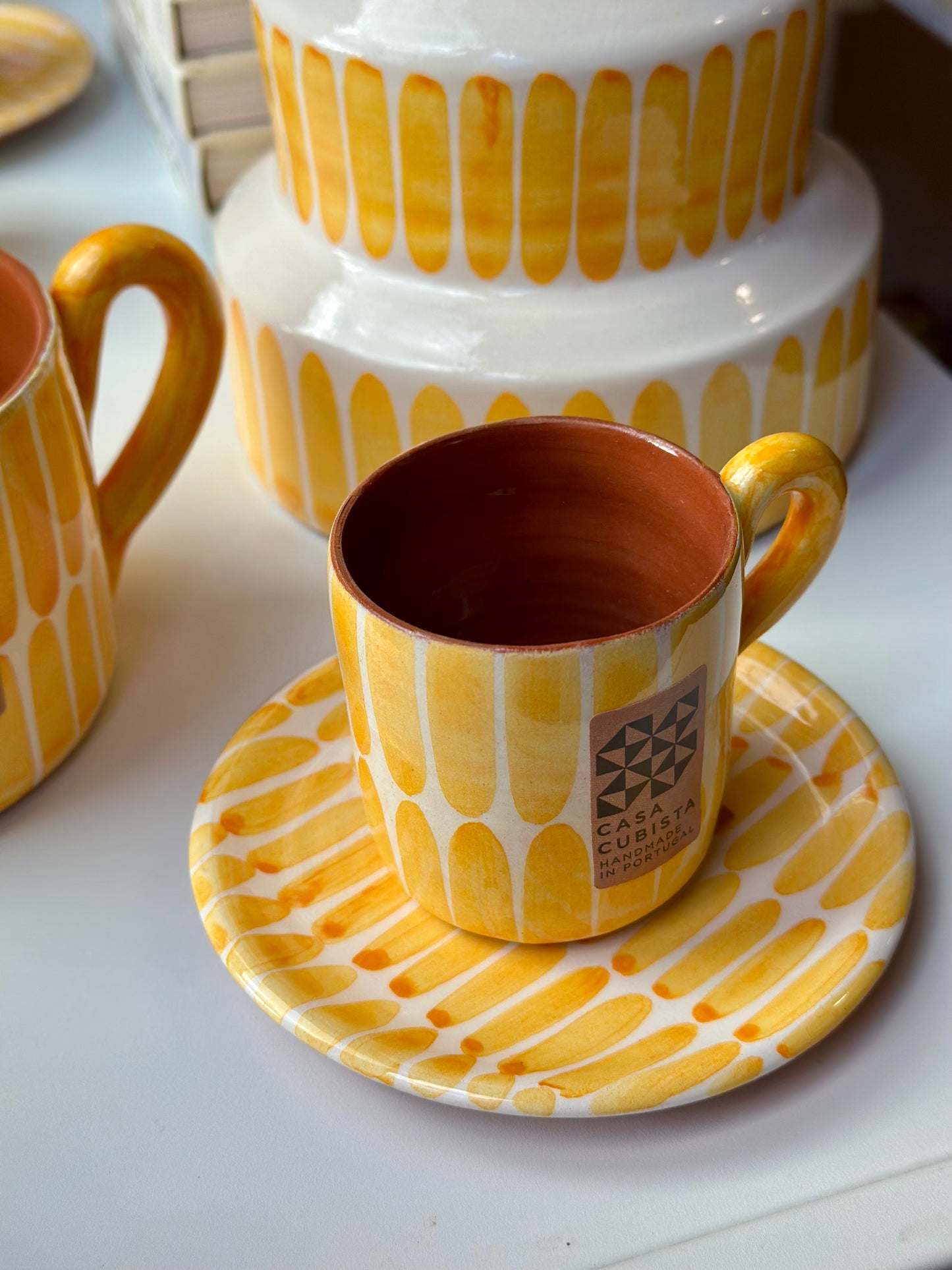 Set Expreso (Plato + taza) - Amarillo