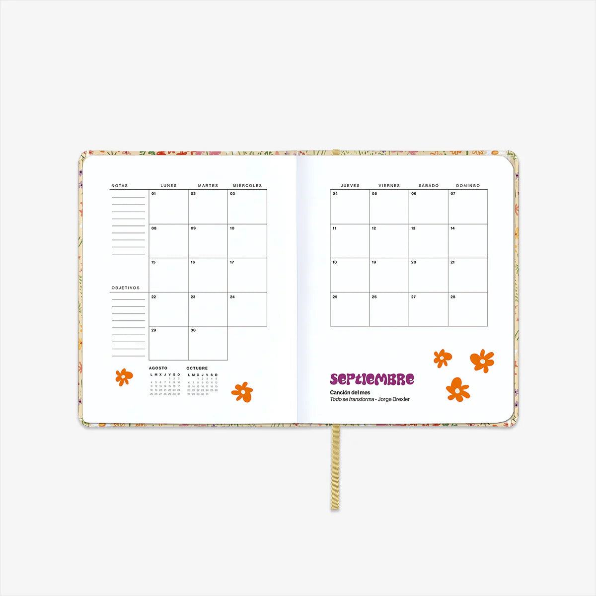 Agenda Escolar "Bloom" Mini 2025-26