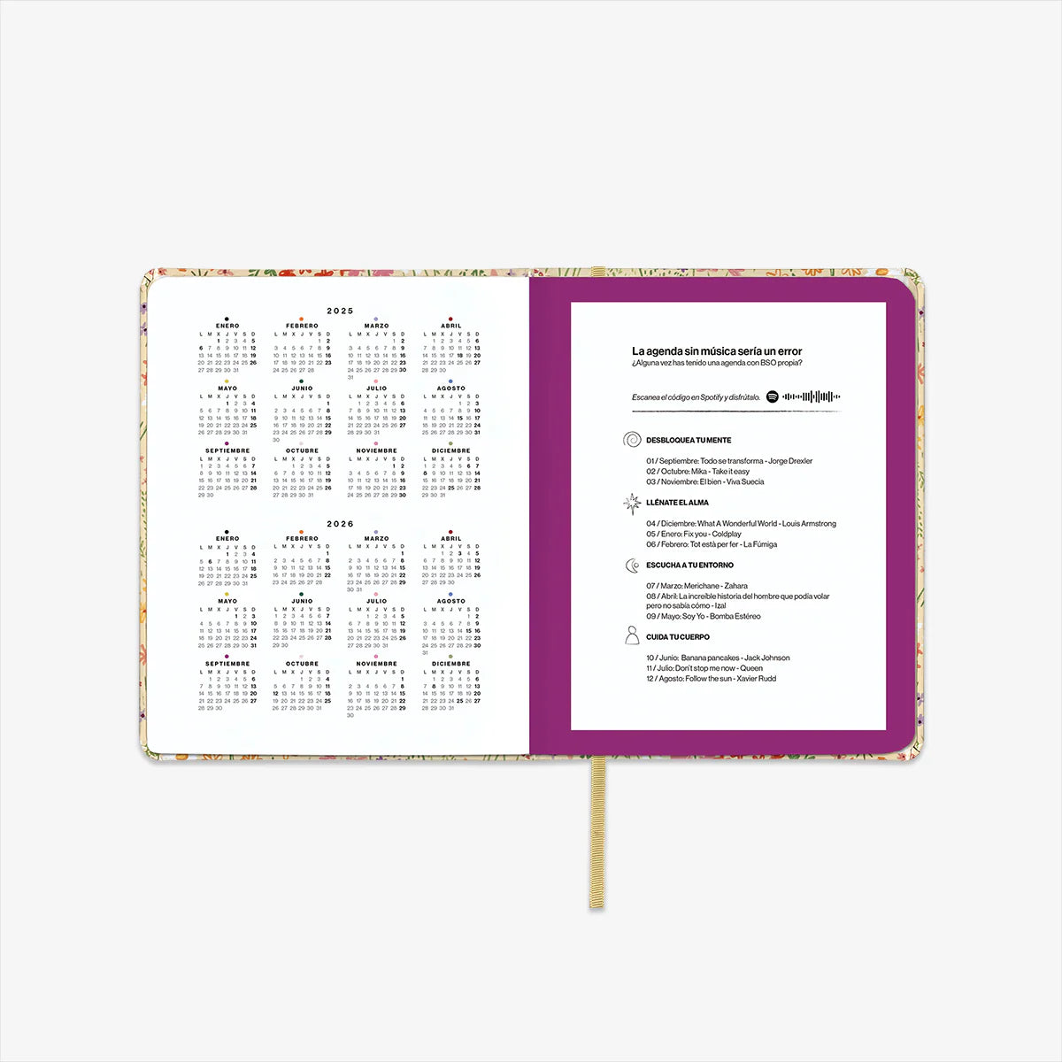 Agenda Escolar "Bloom" Mini 2025-26