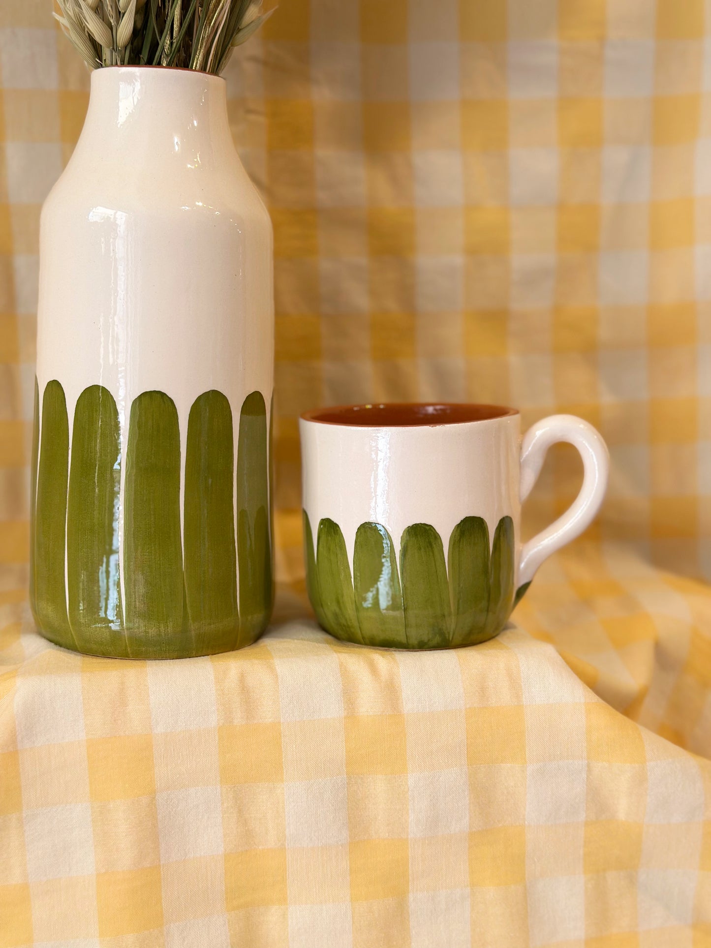Taza Dedos - Verde oliva