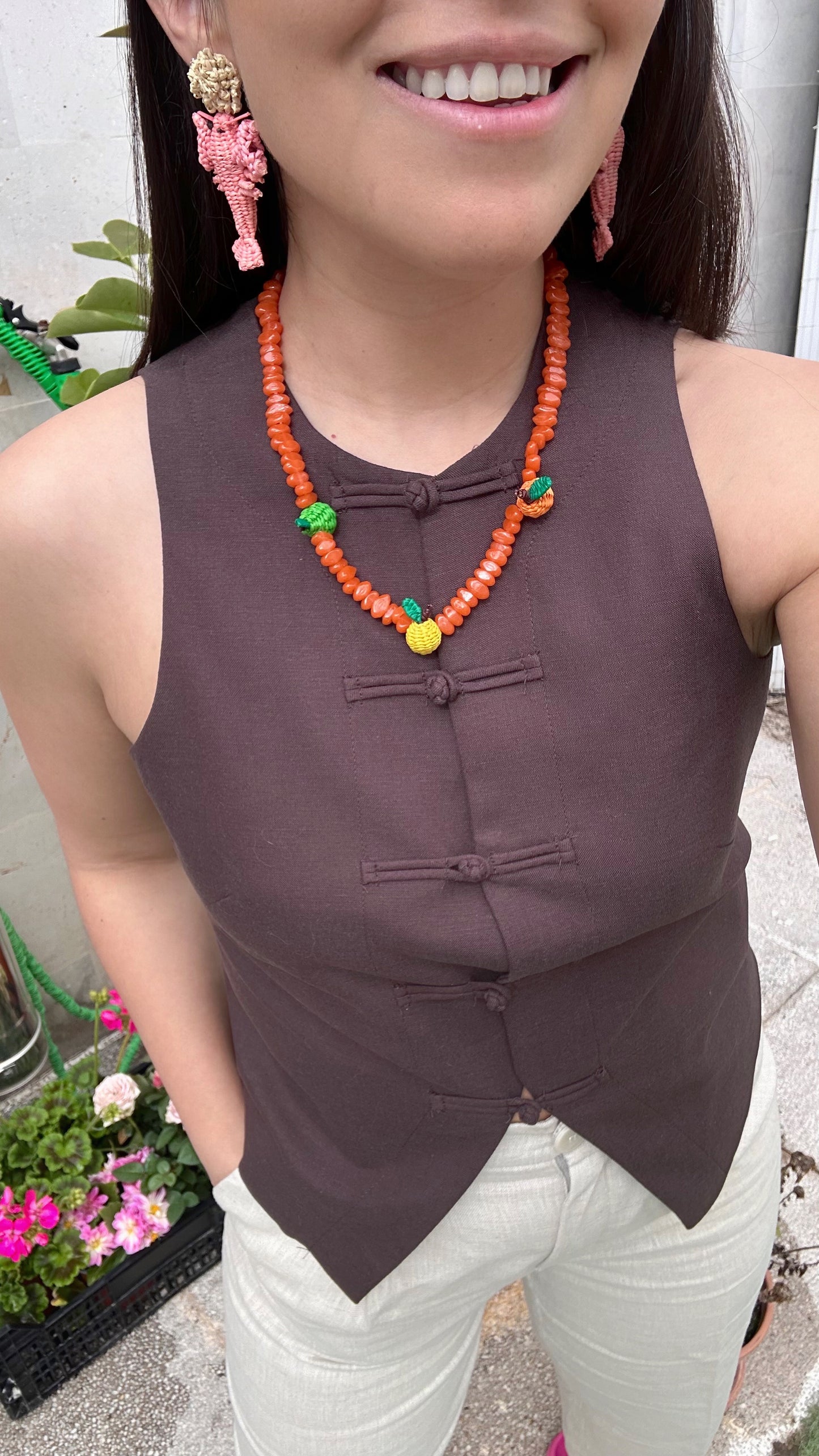 Collar Pera, naranja y limón