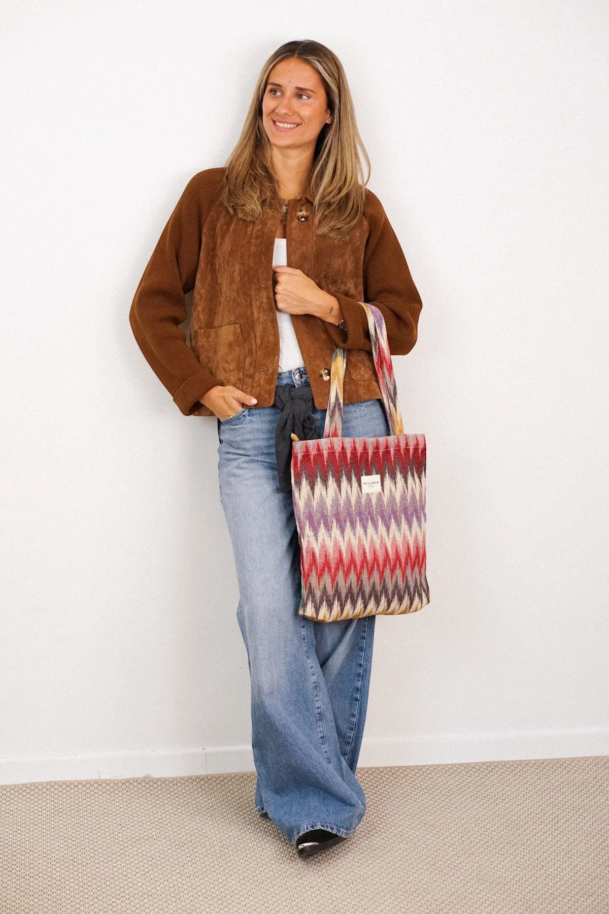 Bolsa pequeña con cremallera "Guana"