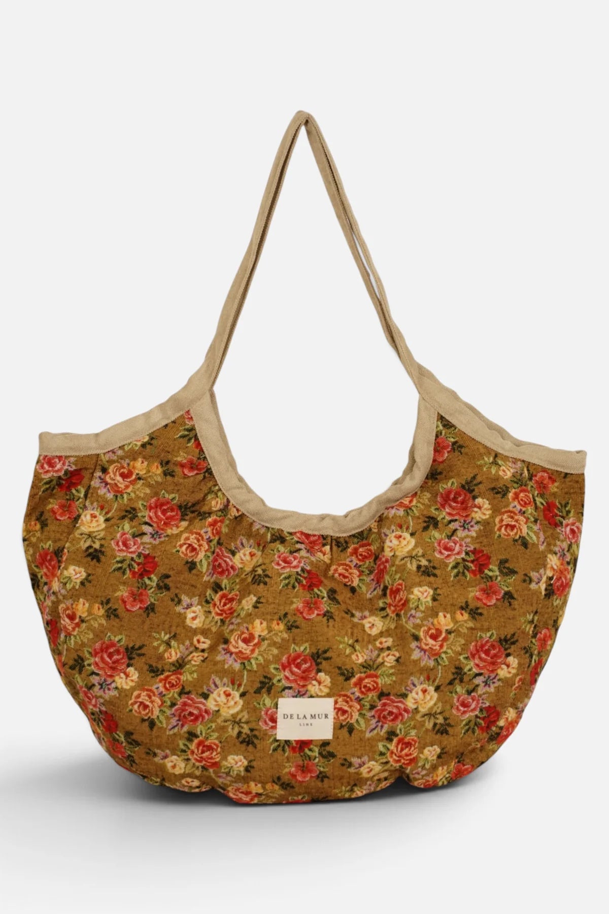 Bolsa ribeteada con cremallera "Esme"