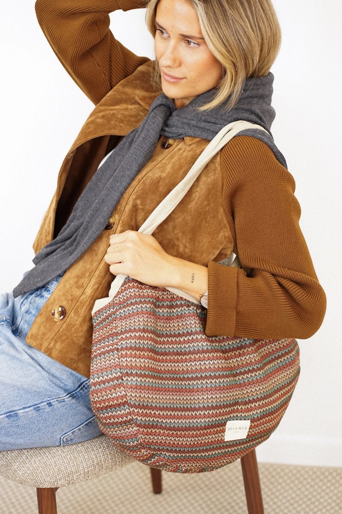 Bolsa ribeteada Fron