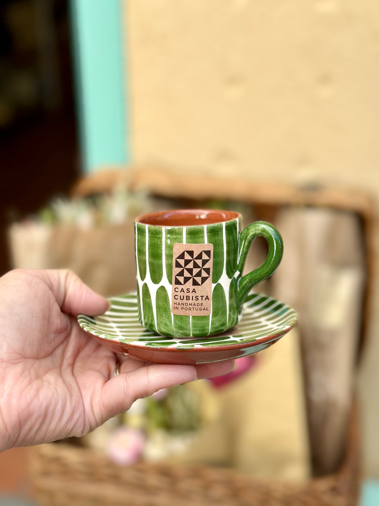 Set Expreso (Plato + taza) - Verde
