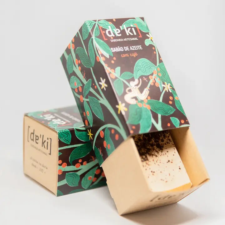 Jabón de aceite de oliva con café