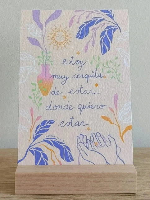 Postal Estoy muy cerquita