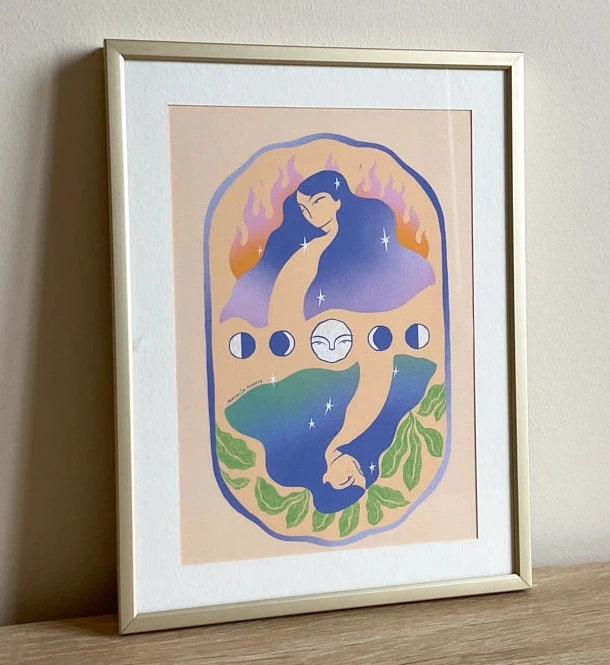 Lámina Tierra y Fuego A5