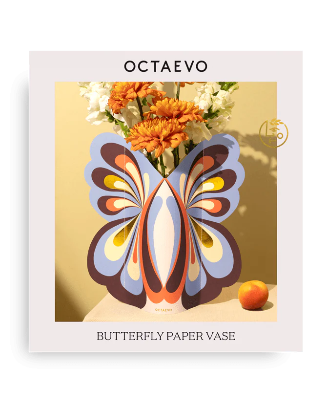 PAPER VASE BUTTERFLY