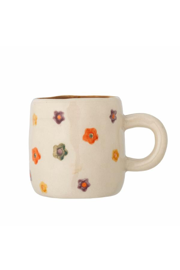 Taza flores multicolor