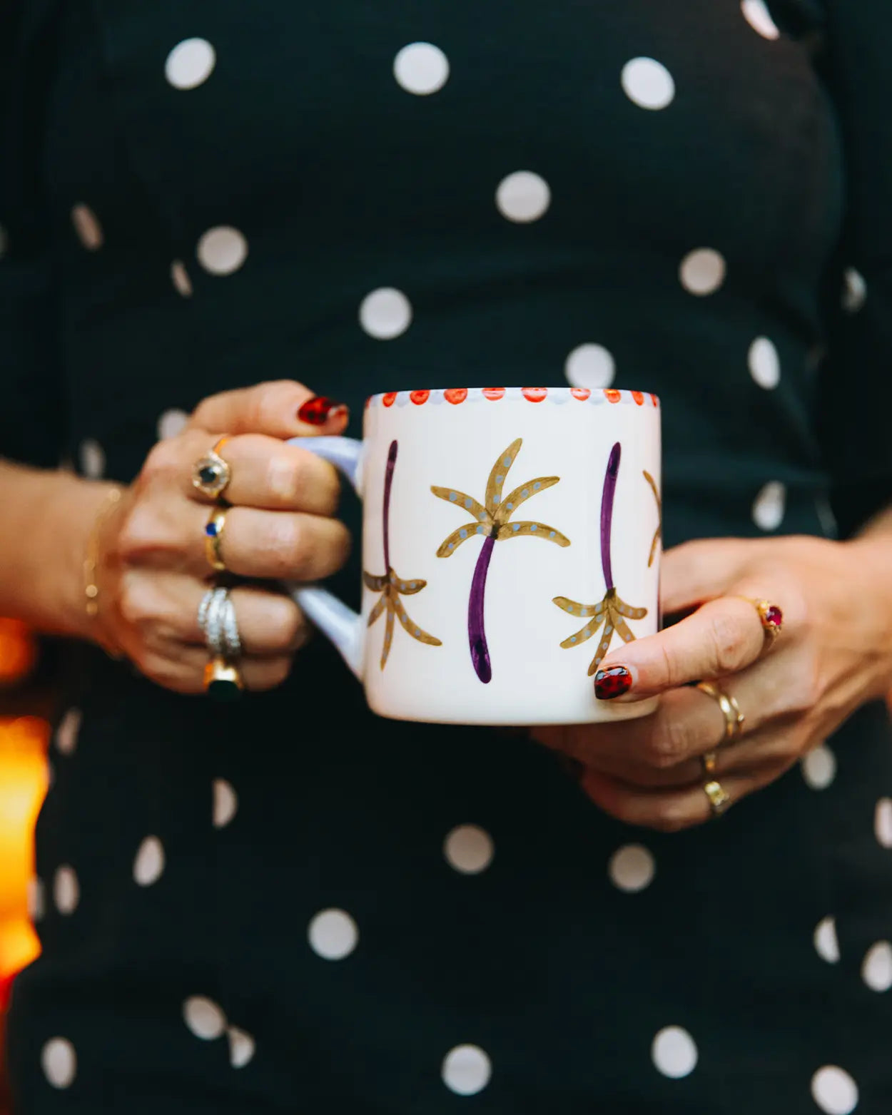 Taza palmeras