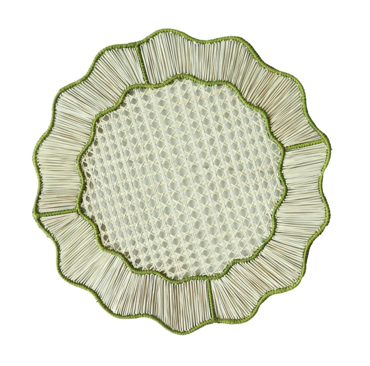 Individual palma de iraca verde