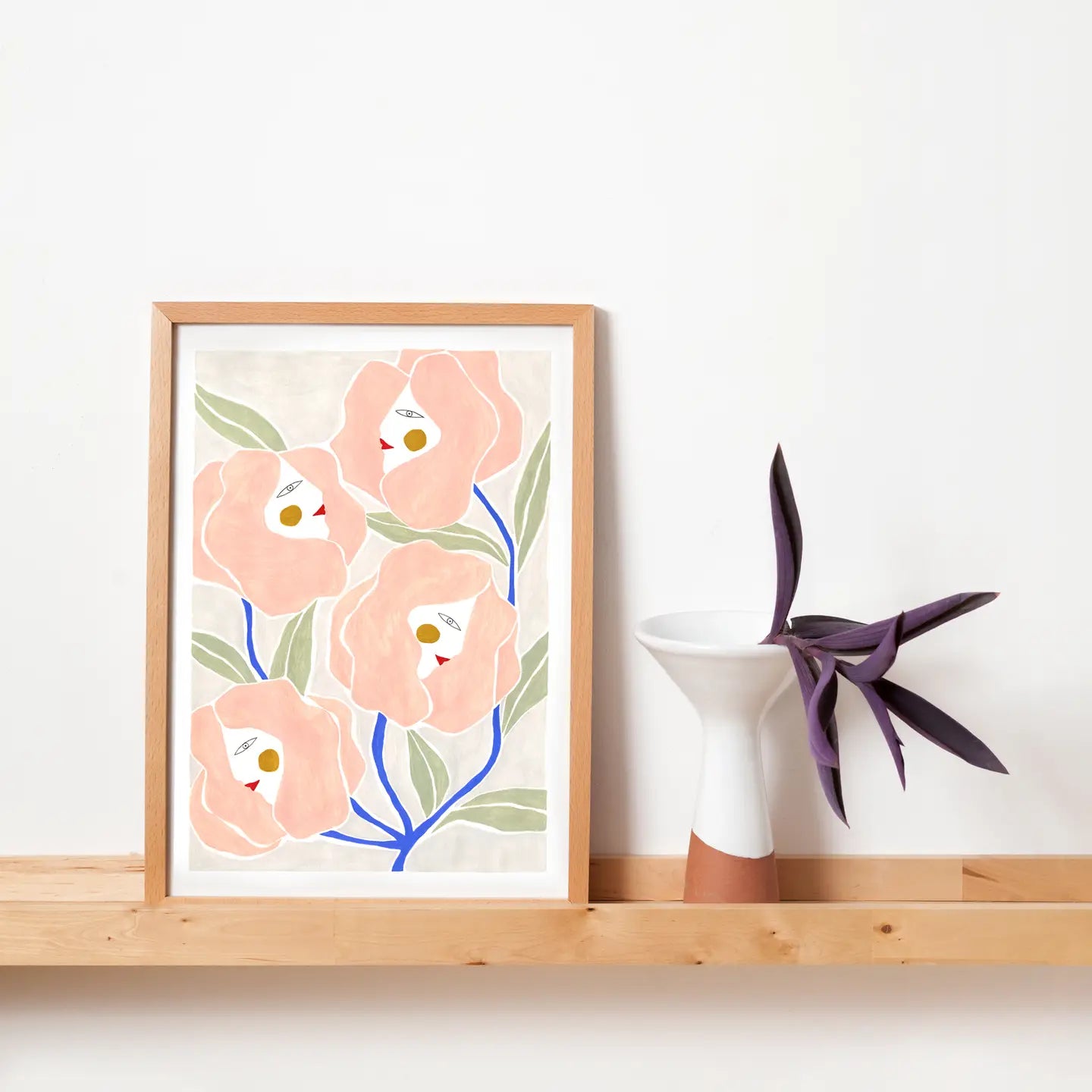 Ilustración 'Mujeres Rosas'