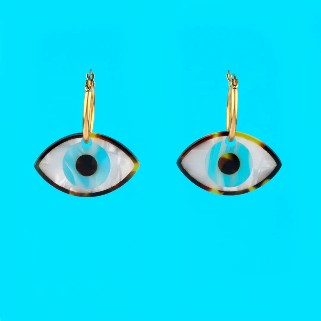 Pendientes Ojo Azul