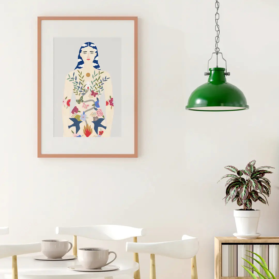 Ilustración 'Mi cuerpo es mi hogar'