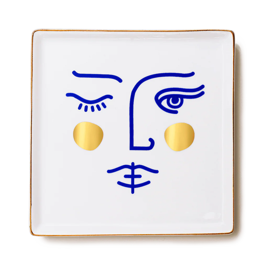CERAMIC TRAY JANUS GODDESS