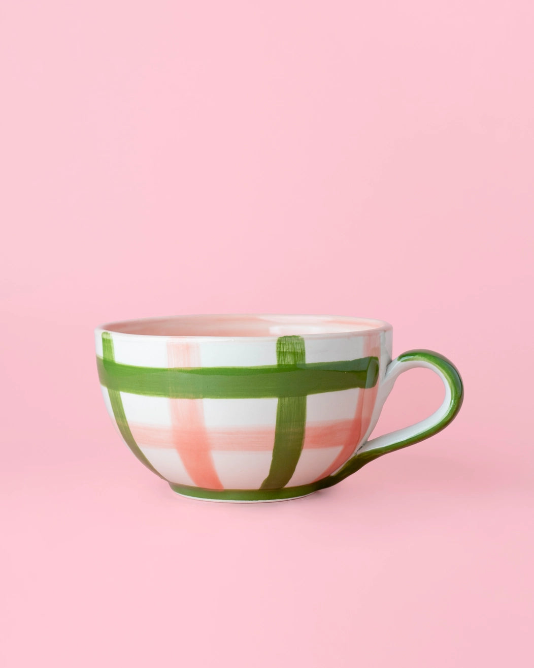 Bowl verde y rosa