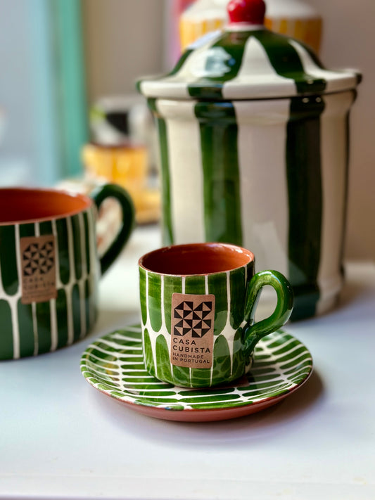 Set Expreso (Plato + taza) - Verde