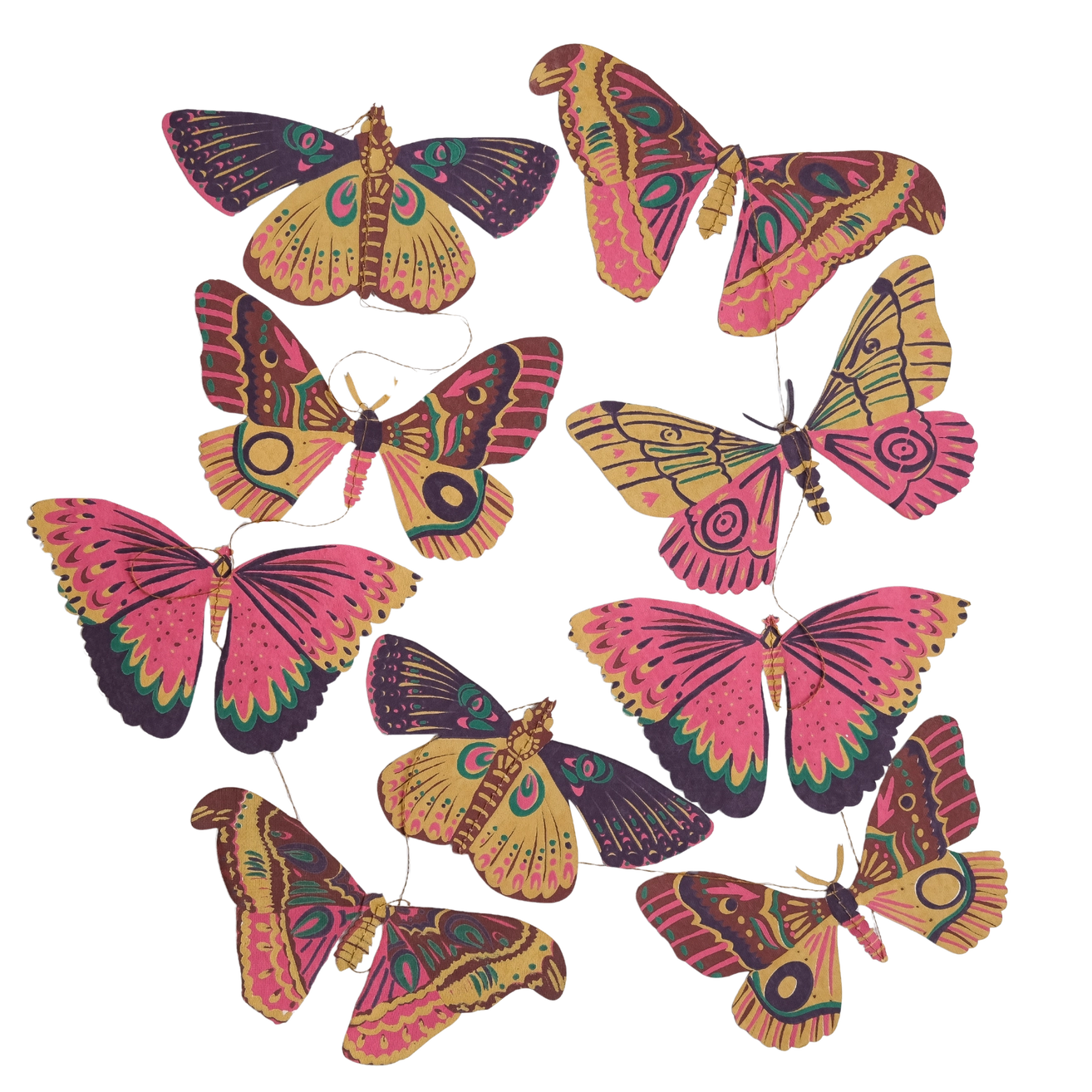Colgante vertical para pared - Mariposas