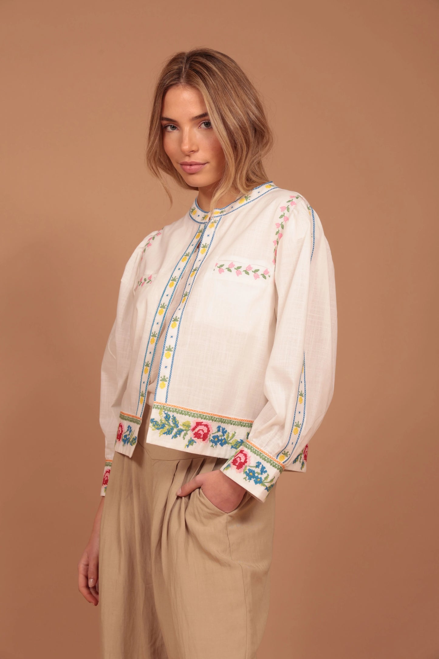 Chaqueta Rose - Blanca