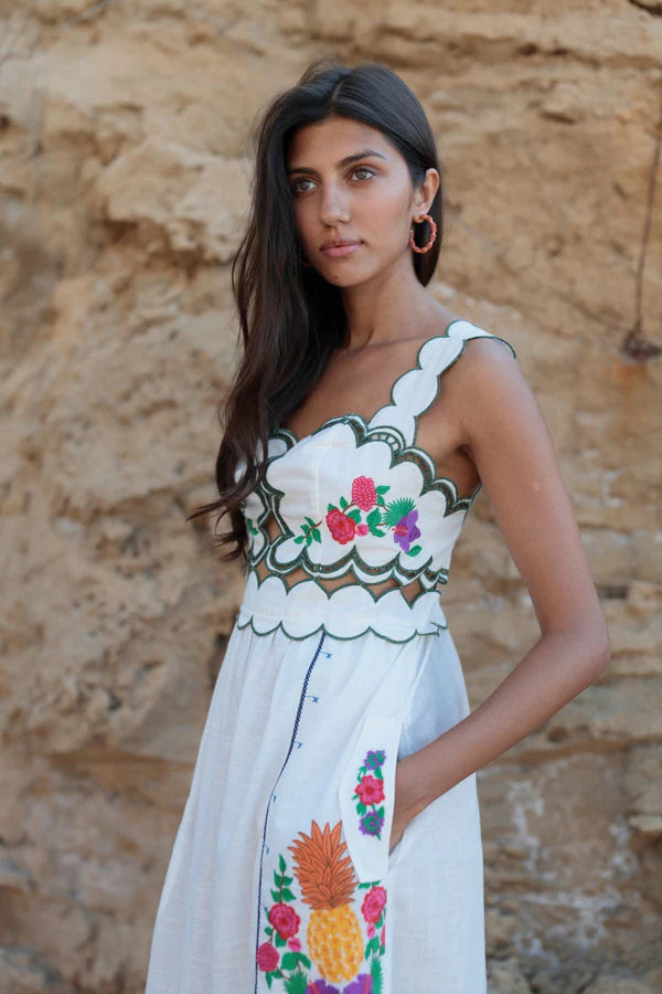 Vestido largo Frute