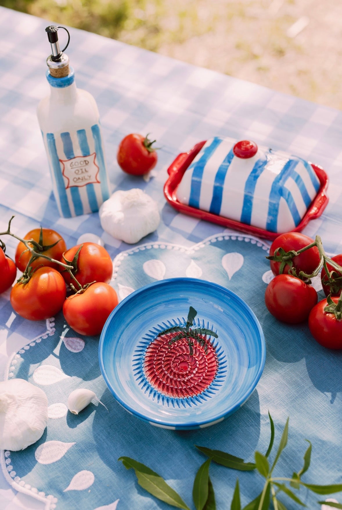 Plato rallador tomate
