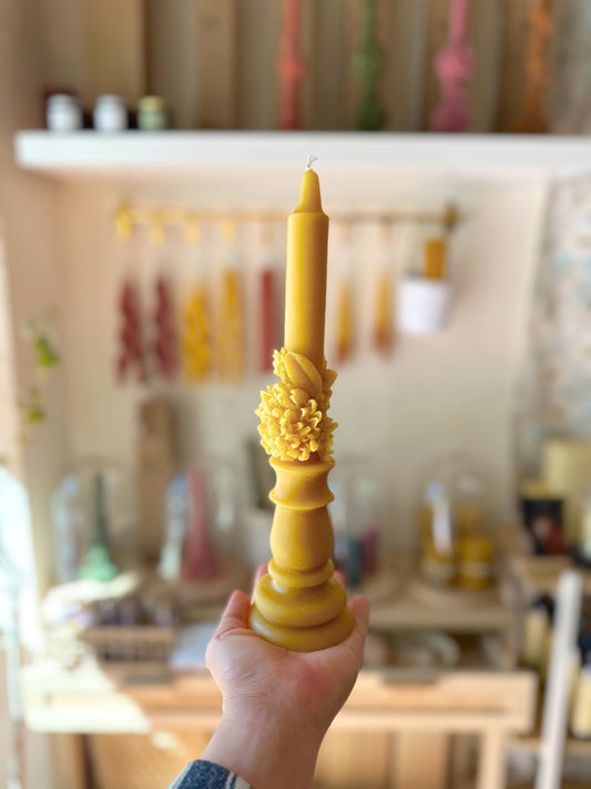 Vela Candela Flores - Amarillo