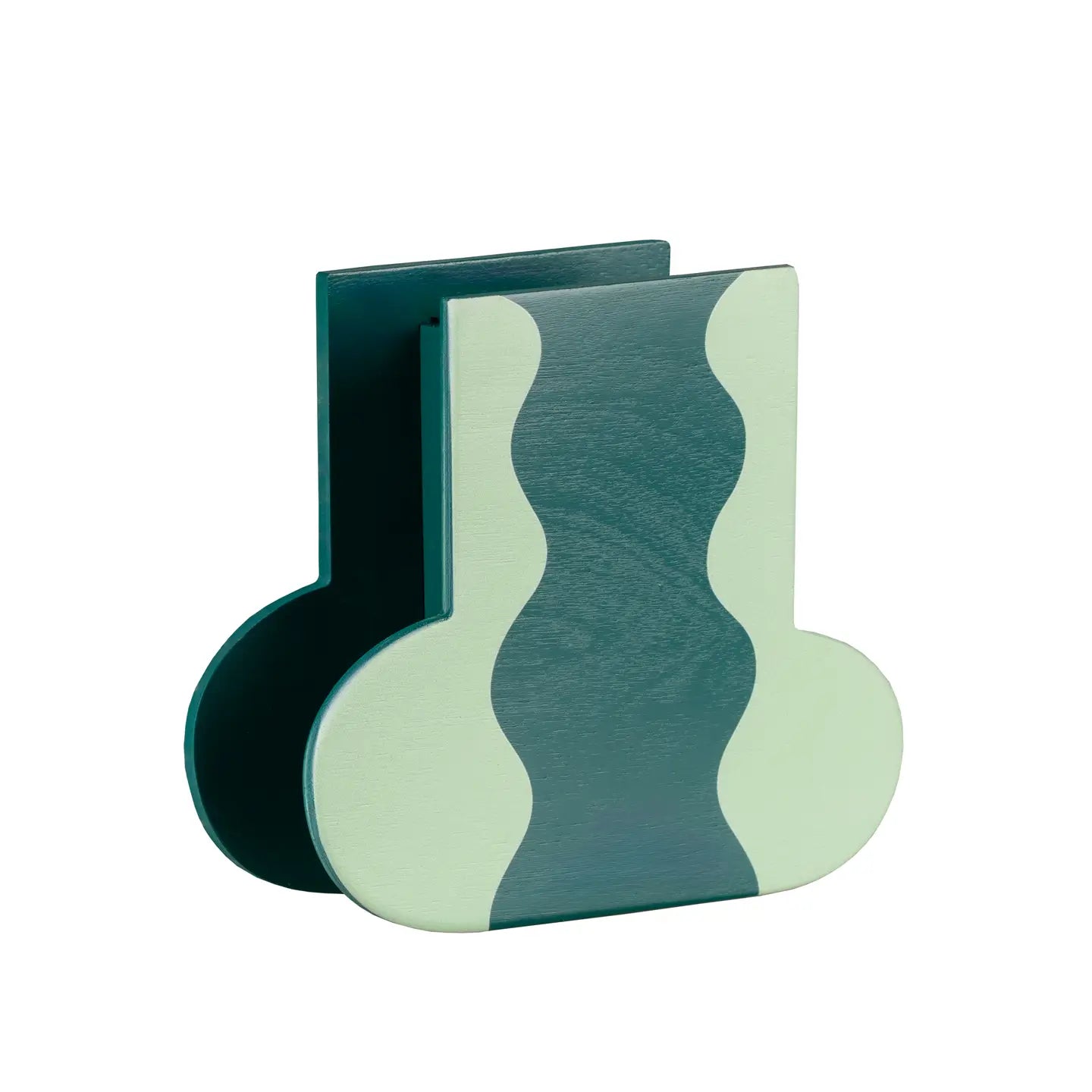 Jarrón de madera Wave