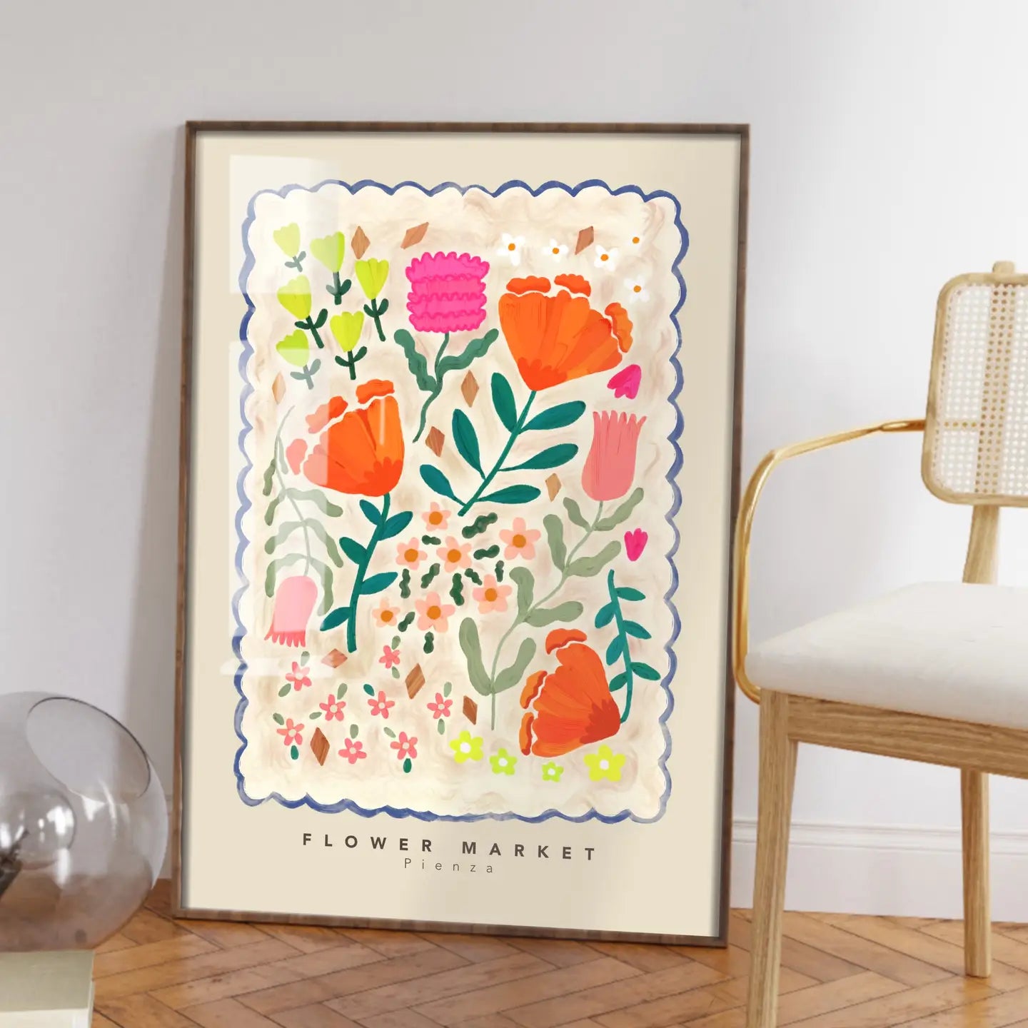 Ilustración Mercado de las Flores