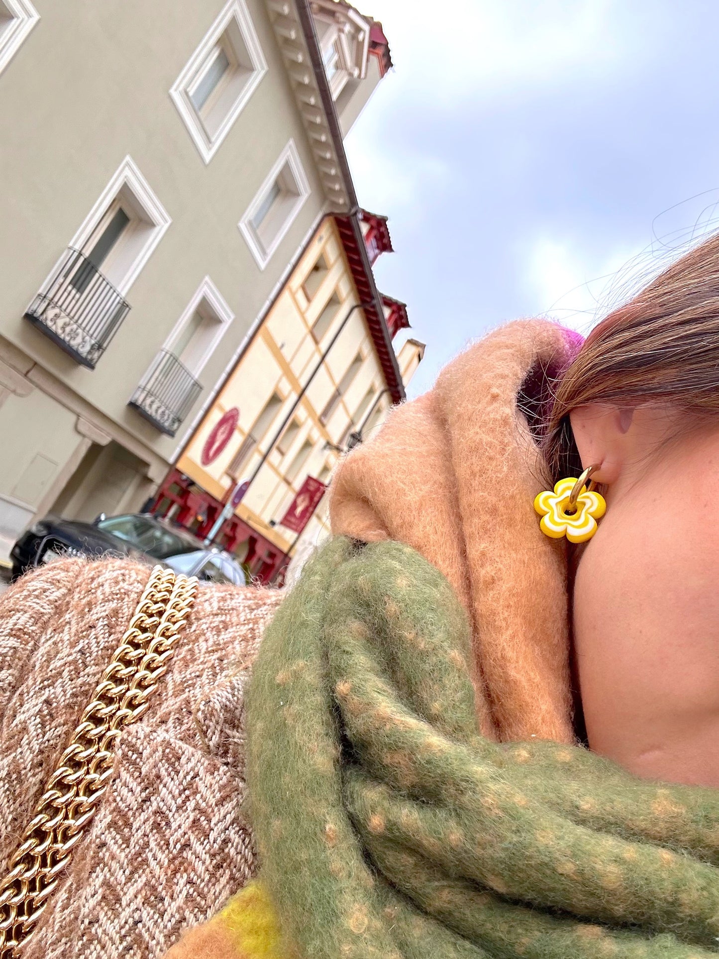 Pendientes de Flores Amarillas