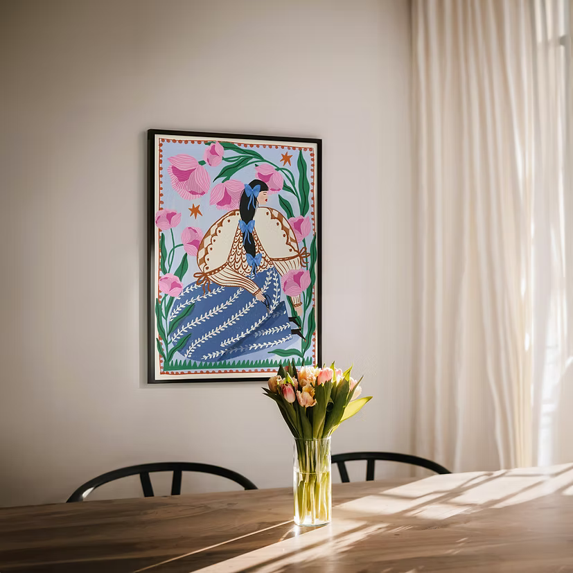 Carole Hillman - 'La dama popular en el jardín'