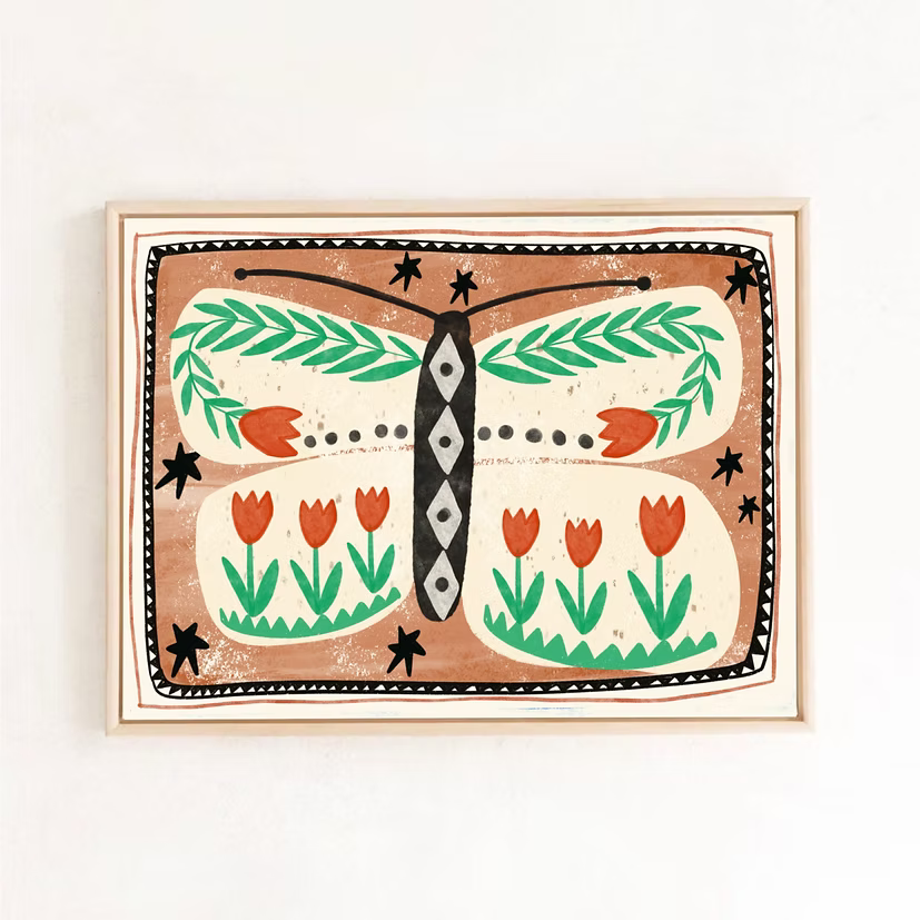 Carole Hillman - 'Folk Butterfly'