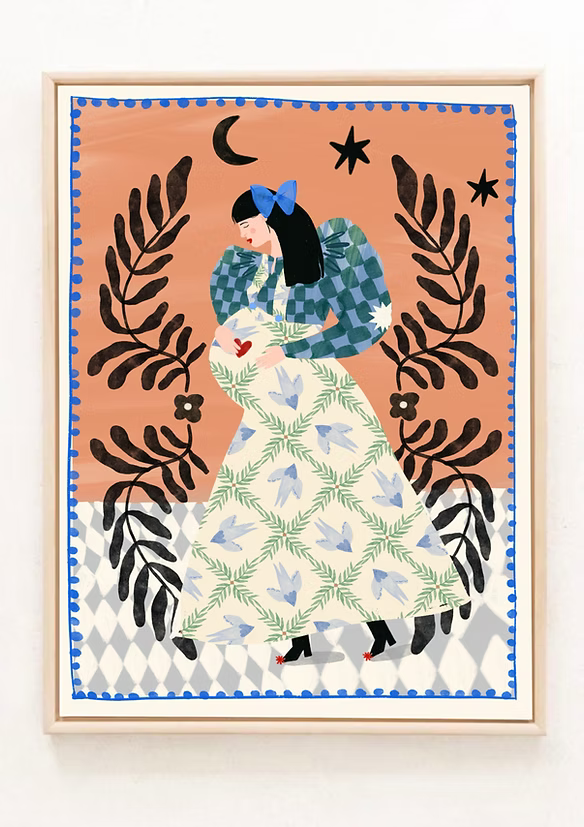 Carole Hillman - 'Folk pregnant woman'