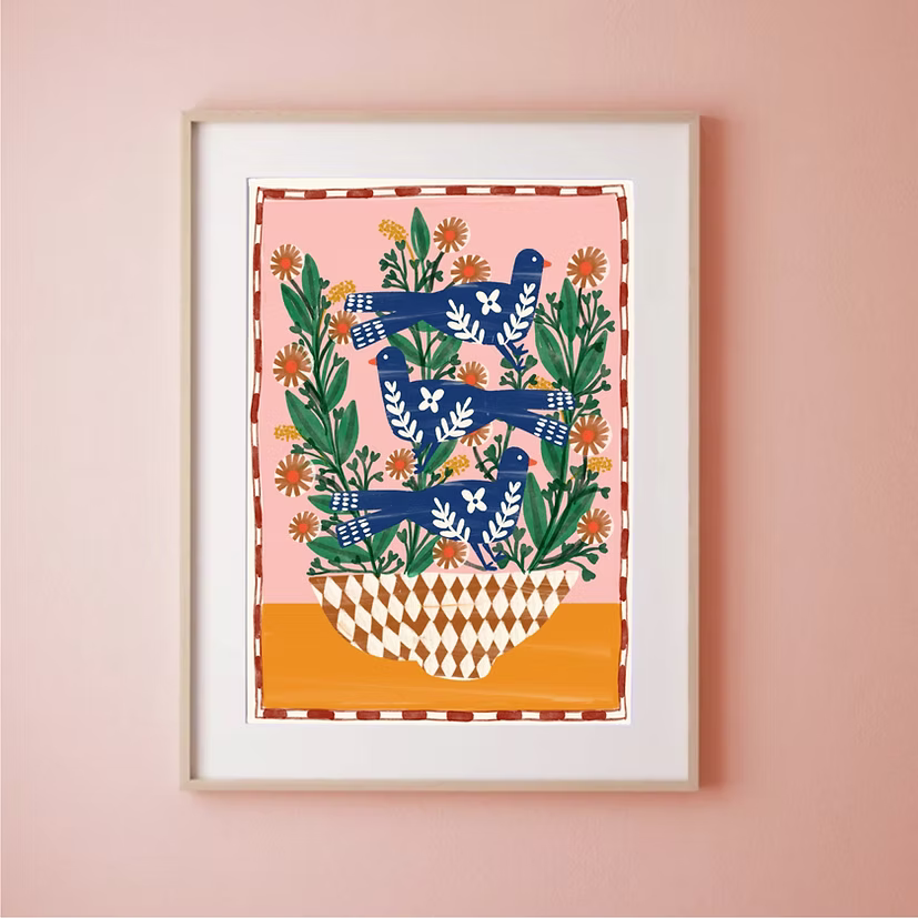 Carole Hillman - 'Folk Birds & Flowers'