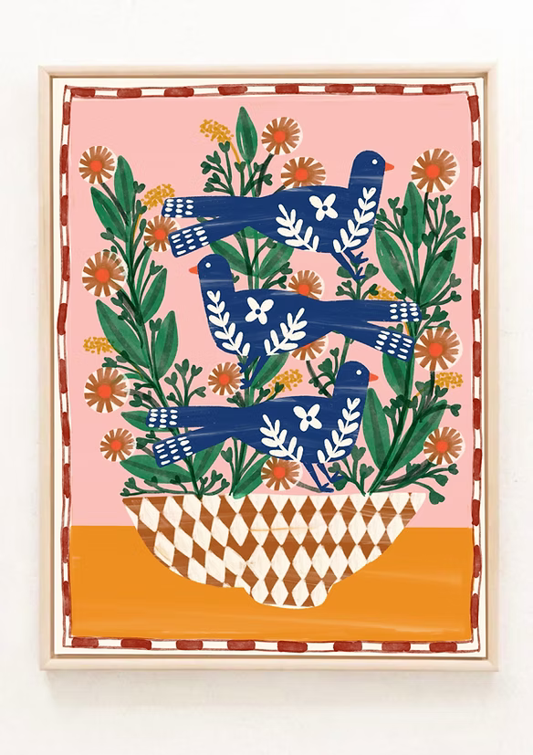 Carole Hillman - 'Folk Birds & Flowers'