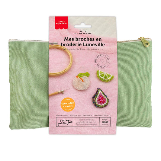 Mis broches en bordado Lunéville