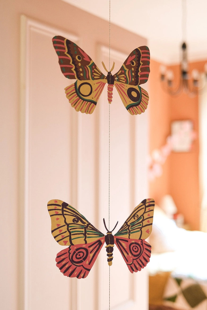 Colgante vertical para pared - Mariposas